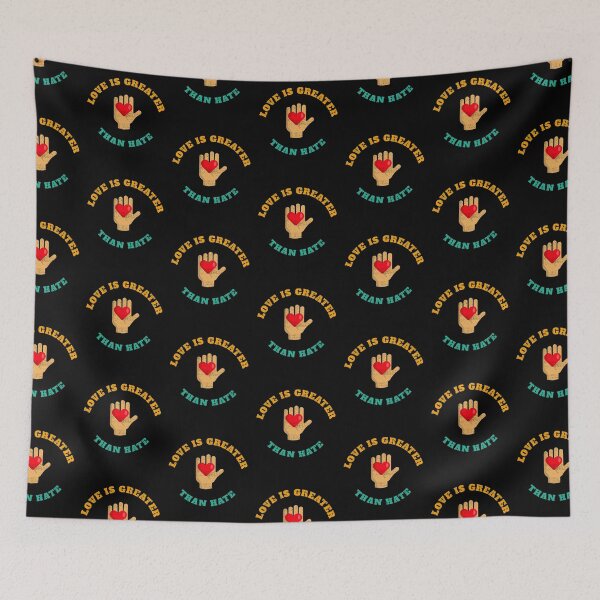 Item preview, Love Is Greater Than Hate,valentine Quote designed and sold by DARBOL-DESIGN.