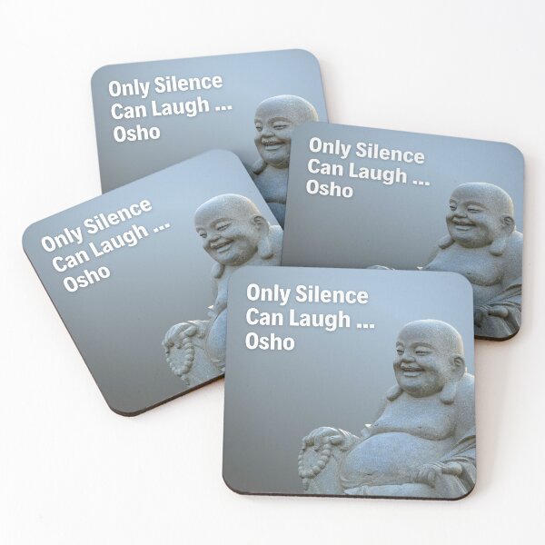 Item preview, Osho Quote - Only Silence Can Laugh... designed and sold by RetComly.