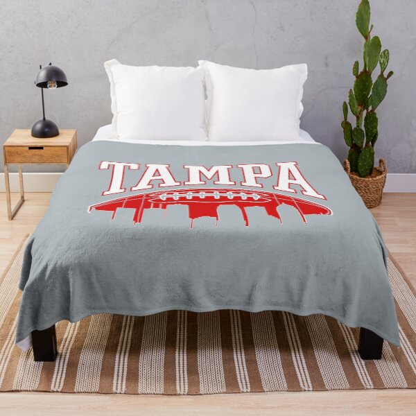 Item preview, Vintage Tampa Bay Football Team Red White Art Gameday Skyline Sport Buccaneers Gifts designed and sold by JamesCarthyArt.