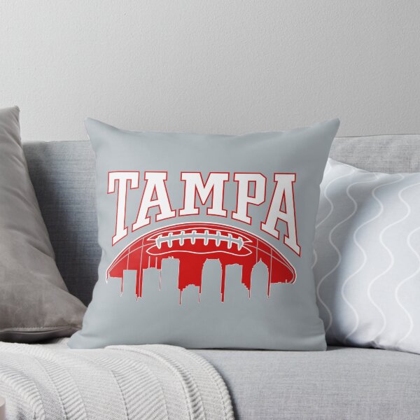 Item preview, Vintage Tampa Bay Football Team Red White Art Gameday Skyline Sport Buccaneers Gifts designed and sold by JamesCarthyArt.