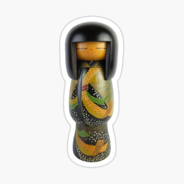Item preview, Traditional Japanese Wooden Kokeshi Doll (#8) designed and sold by JapanJewels.