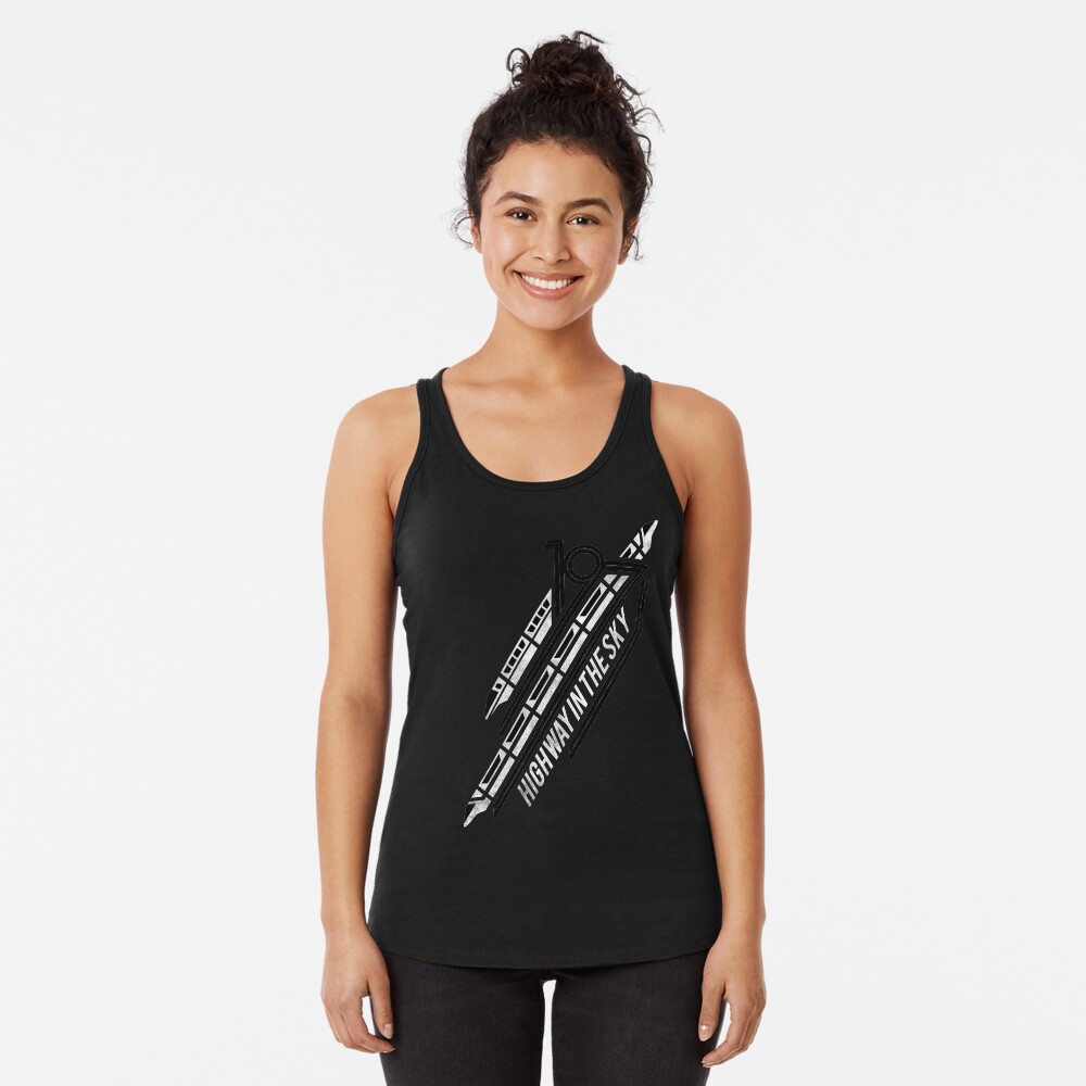 Monorail Red T-Shirt Racerback Tank Top