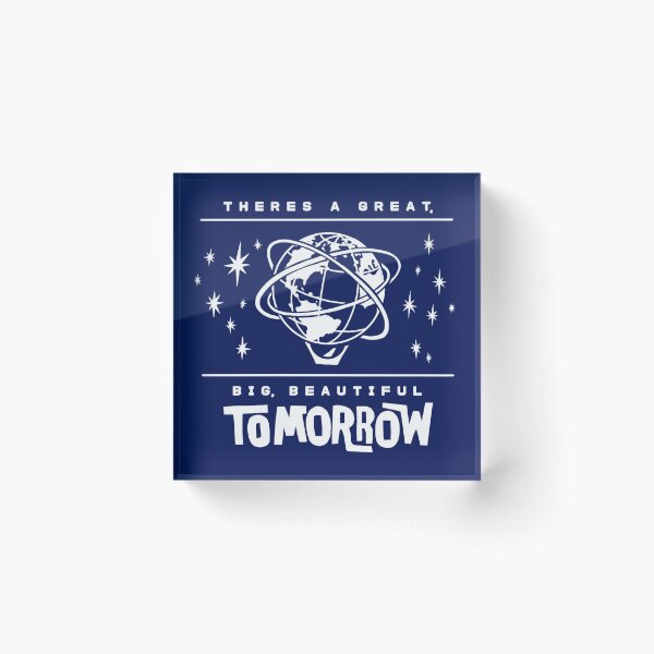Item preview, Great, Big, Beautiful Tomorrow (white and navy) designed and sold by Cammi Friederichs.