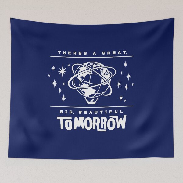 Item preview, Great, Big, Beautiful Tomorrow (white and navy) designed and sold by Cammi Friederichs.