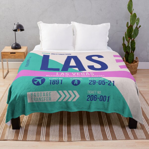 Item preview, Las Vegas (LAS) Airport Code Baggage Tag designed and sold by SLAG-Creative.