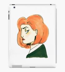 skeptical scully iPad Case/Skin