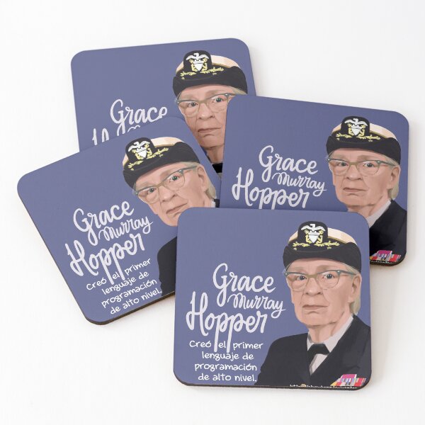 Item preview, Grace hopper designed and sold by A Hombros de Gigantas.