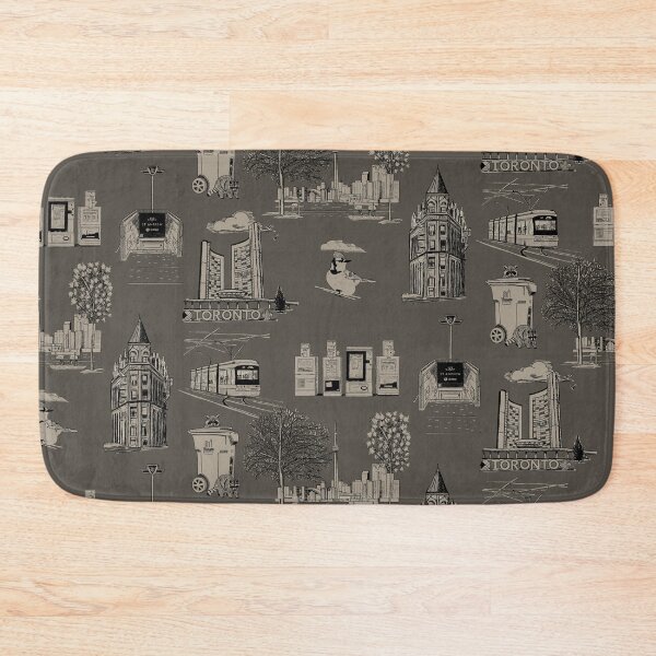 Item preview, Toronto Toille De Jouy  - Urbane Bronze designed and sold by Quick Brown Fox Canada.