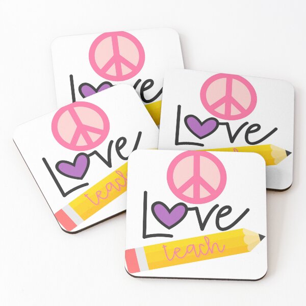 Item preview, Peace Love Teach designed and sold by Kirsten Uecker.