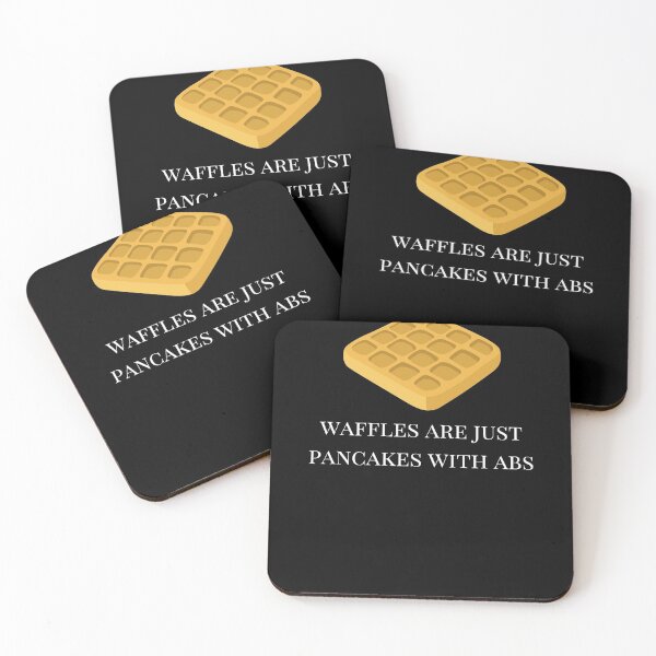Item preview, Waffles are just pancakes with abs. designed and sold by Delilust.