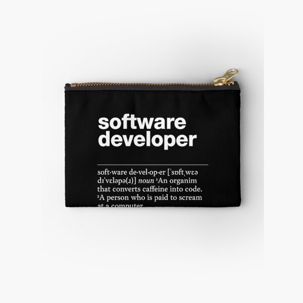 Item preview, "Software developer" funny job description, definition software developer designed and sold by TrueType.