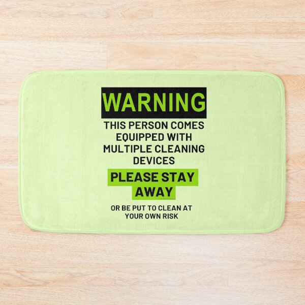 Item preview, At Your Own Risk House Cleaning Warning Fun Humor designed and sold by SavvyCleaner.