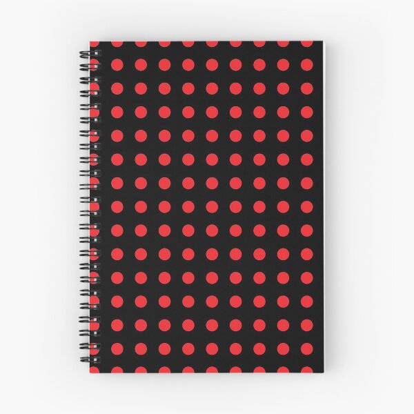 Item preview, speckled red and black circle pattern designed and sold by Ray Loka.