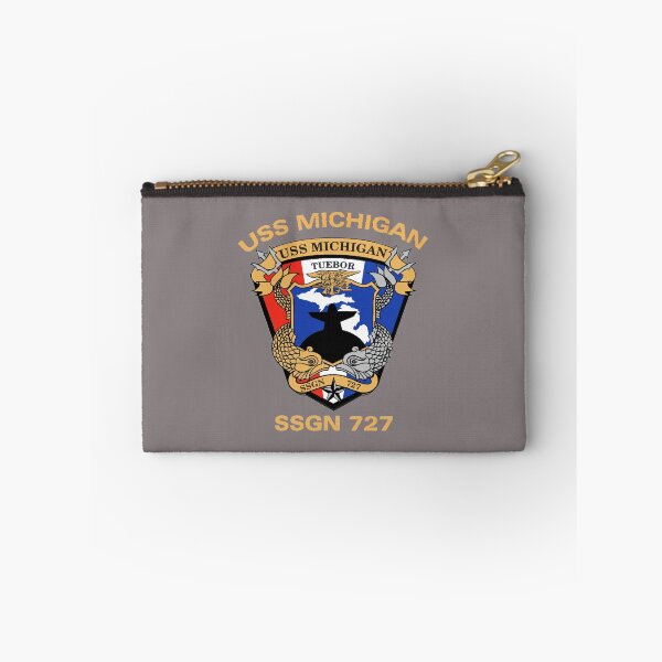 Item preview, USS Michigan (SSGN-727) Crest for Dark Colors designed and sold by Nikki SpaceStuffPlus.