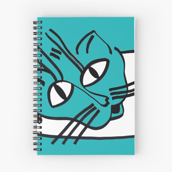 Item preview, Resting Cat on his Elbow on Turquise Board designed and sold by Istvan Ocztos.