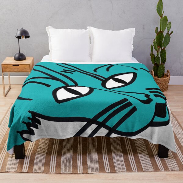 Item preview, Resting Cat on his Elbow on Turquise Board designed and sold by Istvan Ocztos.