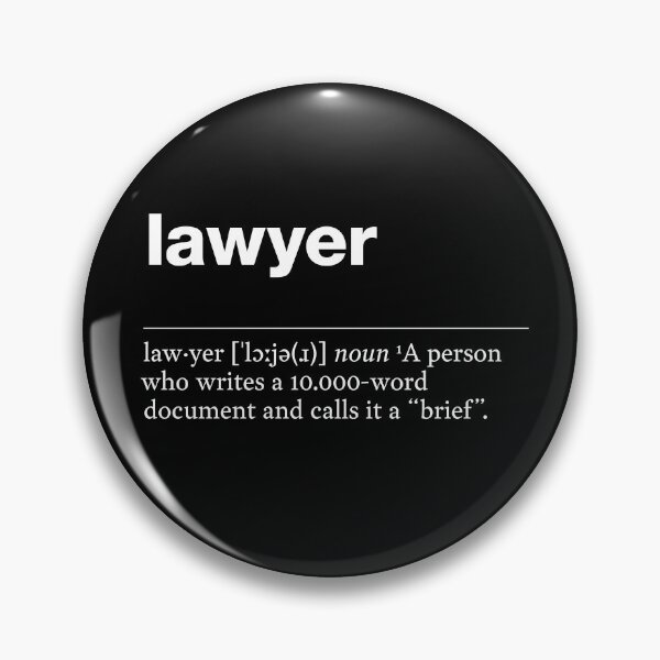 Item preview, "Lawyer" funny job description, definition lawyer designed and sold by TrueType.