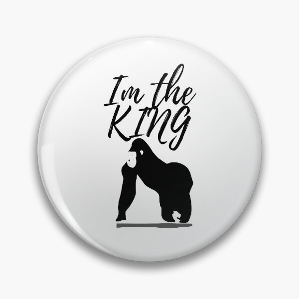 Item preview, King gorilla stickers designed and sold by Monlin.