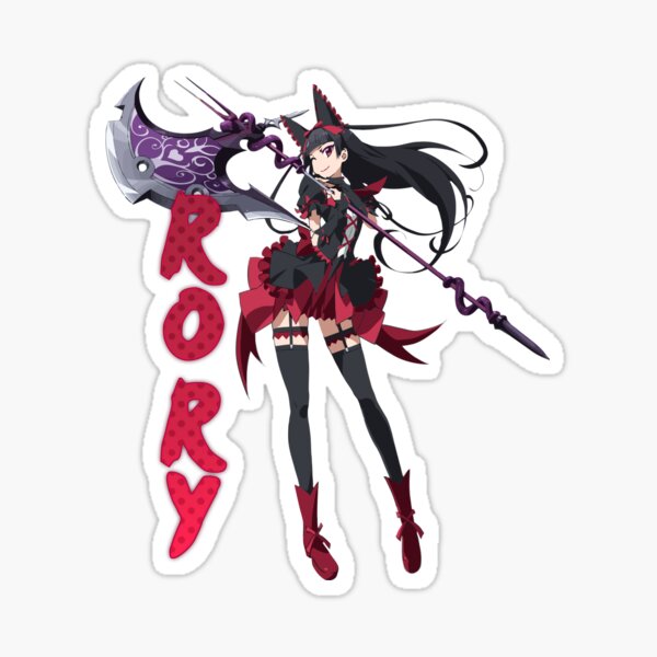 Rory Mercury Waifu - GATE Anime Sticker iPad Case & Skin by assiabaadi