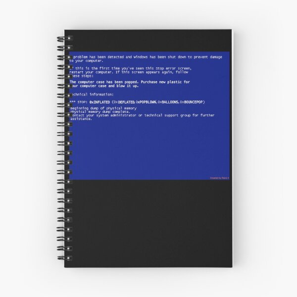 Item preview, blue screen of death designed and sold by KarmaRoots.