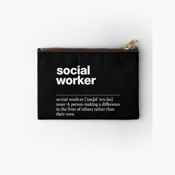 Item preview, "Social worker" funny job description, definition social worker designed and sold by TrueType.