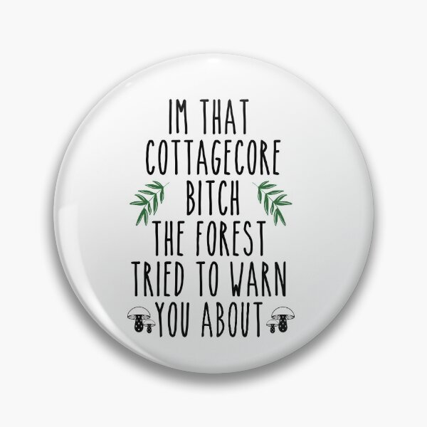 Item preview, Cottagecore Bitch Funny E-girl Cute Mushroom Aesthetic  designed and sold by RainbowPandas.
