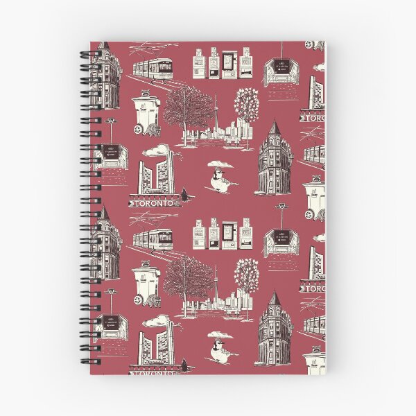 Item preview, Toronto Toille De Jouy  - Passion Red designed and sold by Quick Brown Fox Canada.