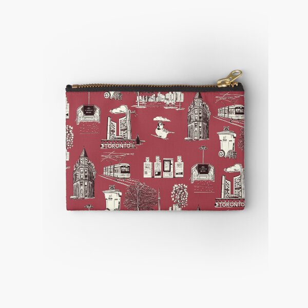 Item preview, Toronto Toille De Jouy  - Passion Red designed and sold by Quick Brown Fox Canada.