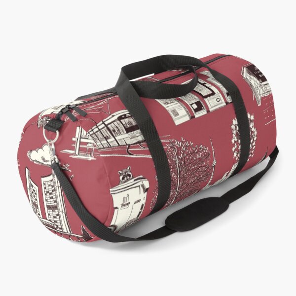 Item preview, Toronto Toille De Jouy - Passion Red designed and sold by Quick Brown Fox Canada.