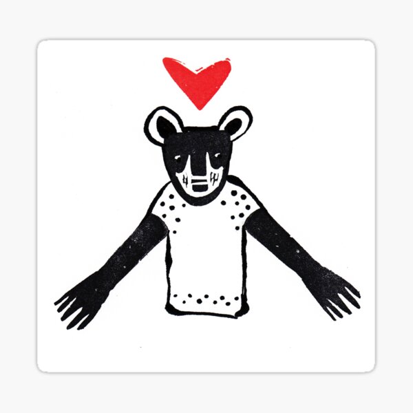 Bear Hug Sticker
