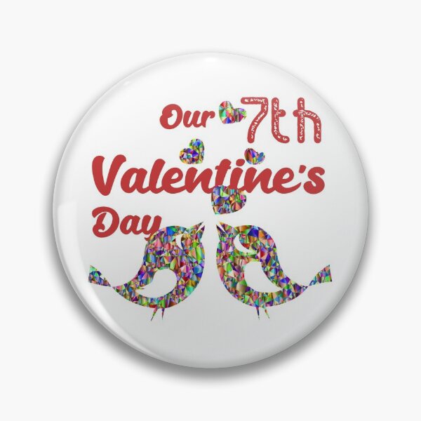 Item preview, Our Seventh Valentine's Day Lovebirds designed and sold by Labradoodlesetc.