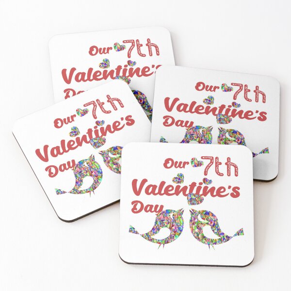 Item preview, Our Seventh Valentine's Day Lovebirds designed and sold by Labradoodlesetc.