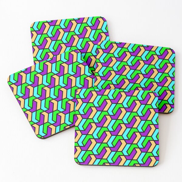 Item preview, Neon Colored Lines Grid Pattern Abstract Geometric Background Design Men Women Gifts designed and sold by yellowideas.