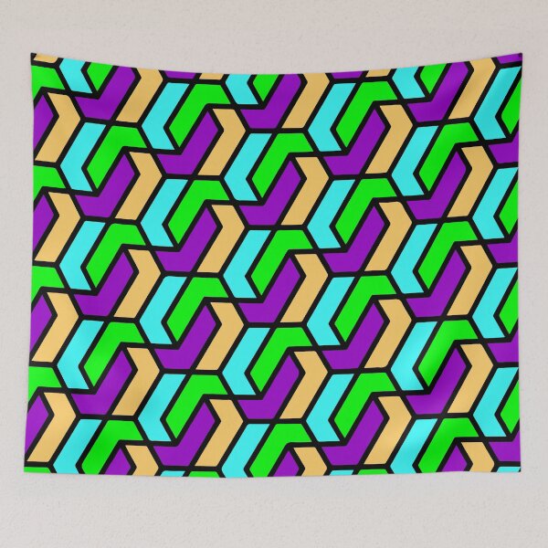 Item preview, Neon Colored Lines Grid Pattern Abstract Geometric Background Design Men Women Gifts designed and sold by yellowideas.