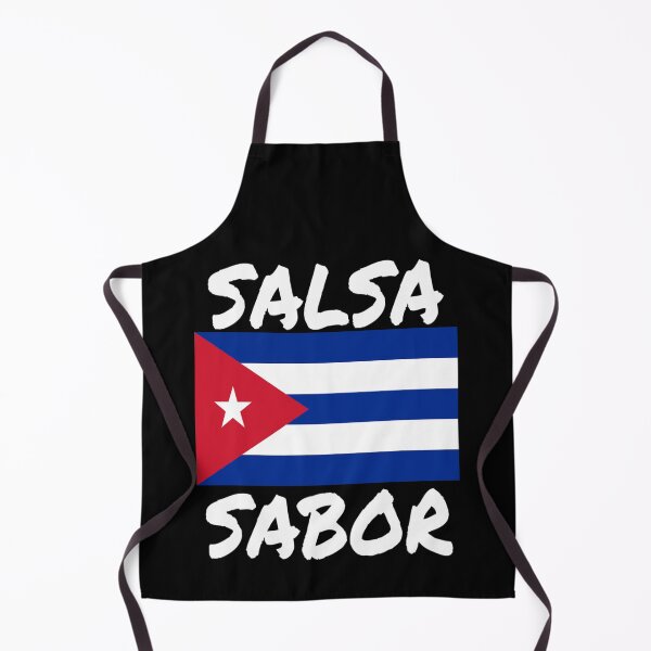 Aperçu de l'œuvre Cuba Salsa Sabor fier d'être drapeau cubain T Shirt Merch créée et vendue par PRINTS2HOT.