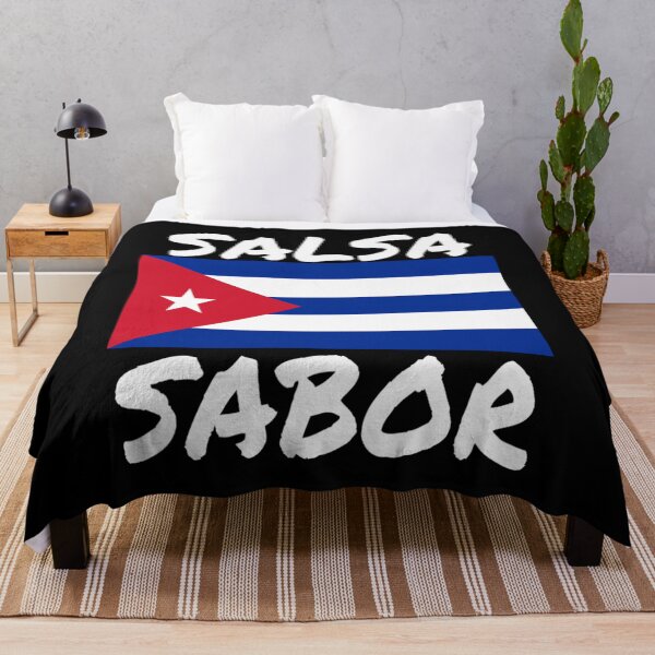Item preview, Cuba Salsa Sabor Proud To Be Cuban Flag T Shirt Merch designed and sold by PRINTS2HOT.