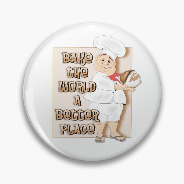 Item preview, Bake the world a better place designed and sold by Balazs Borzon.