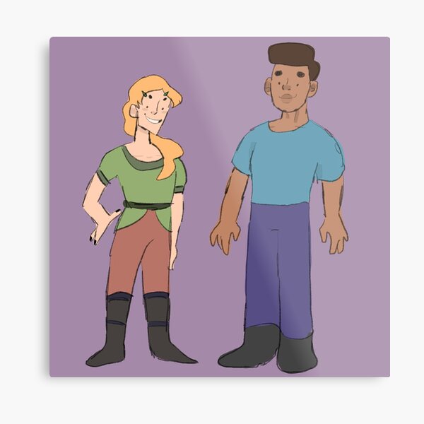 Minecraft Steve Metal Prints Redbubble