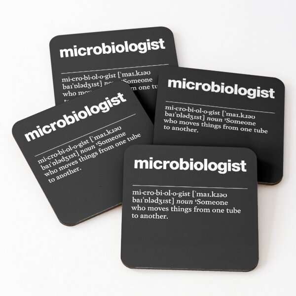 Item preview, "Microbiologist" funny job description, definition microbiologist designed and sold by TrueType.