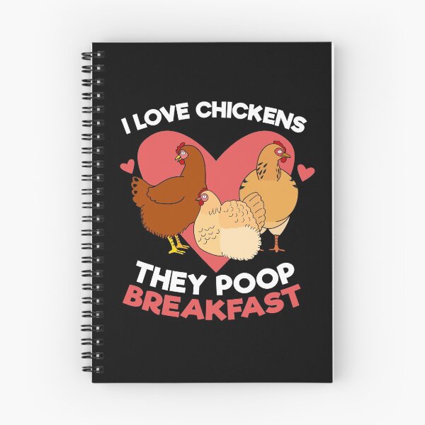 Item preview, I Love Chickens The Poop Breakfast designed and sold by MooonTees.