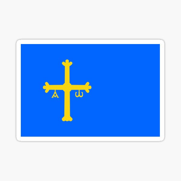 Flag of Asturias Sticker