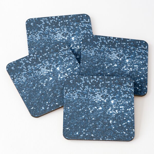 Item preview, Navy Blue Glitter Simulated Look  designed and sold by ColorFlowArt.