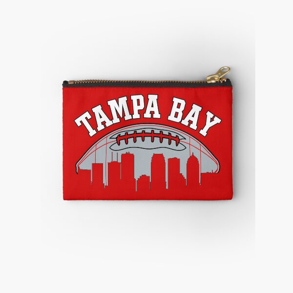 Item preview, Vintage Tampa Bay Football Team Gameday Skyline Goalline Grey White Art Sport Buccaneers Gifts designed and sold by JamesCarthyArt.