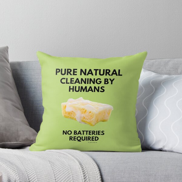 Item preview, Cleaning By Humans No Batteries Required Funny Housekeeping Lady Gifts designed and sold by SavvyCleaner.