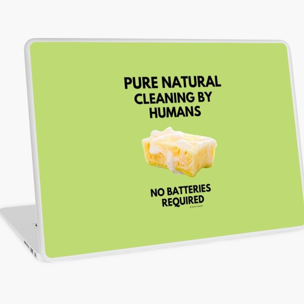 Item preview, Cleaning By Humans No Batteries Required Funny Housekeeping Lady Gifts designed and sold by SavvyCleaner.