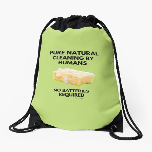 Item preview, Cleaning By Humans No Batteries Required Funny Housekeeping Lady Gifts designed and sold by SavvyCleaner.