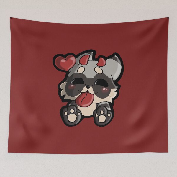 Item preview, lick me raccoon designed and sold by DevilOfGame.