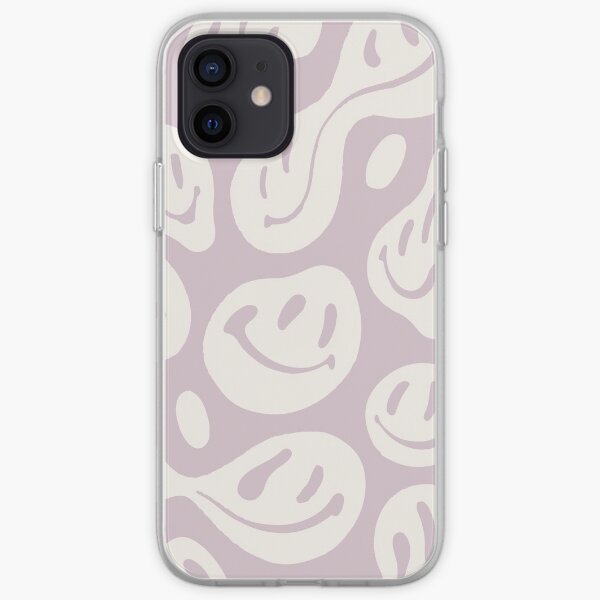 liquid smiley pink iPhone Soft Case