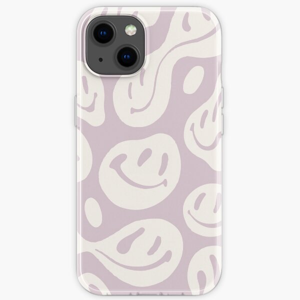 liquid smiley pink iPhone Soft Case
