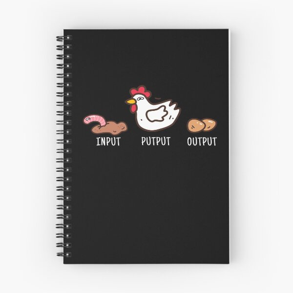 Item preview, Input Putput Output Chickens Chicken Farmer designed and sold by MooonTees.